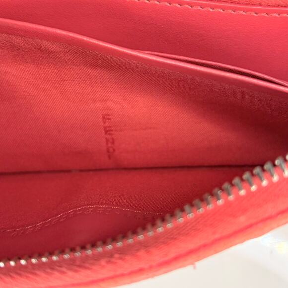 Fendi Red Wallets for Women for sale | eBay Fendi Quilted Lambskin Leather Zip Around Wallet in Red w/ Silver Hardware